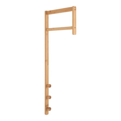 Trento Kleiderständer - Kleiderständer, Bambus, Natur, 3x30x82 cm