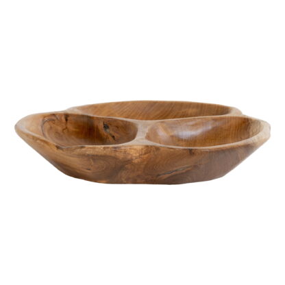 Nola Bowl - Schüssel, Teak, Natur ø30x5 cm – Bild 2