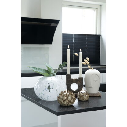 Kerzenhalter - Kerzenhalter, Marmor, braun, 12x3,5x14 cm – Bild 5