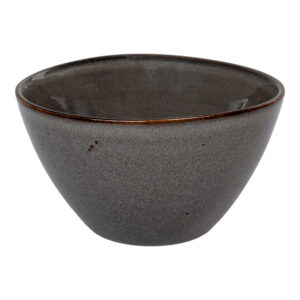 Selma Bowl - Schüssel, Keramik, grau/braun ø15x9 cm, 4er-Set