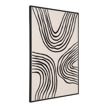 Lipari-Leinwanddruck – Leinwanddruck, Leinwand, schwarz/beige, Nr. 2 60 x 90 cm – Bild 2