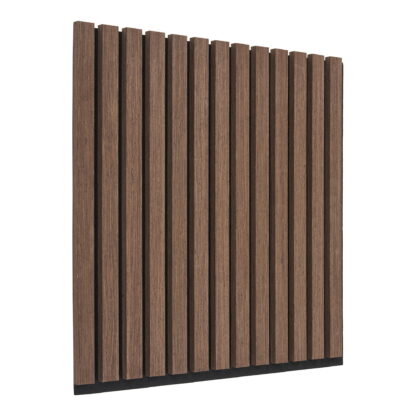 Akustikplatte – Akustikplatte, Holzfurnier, Walnuss, Walnussoptik 520 x 520 x 22 mm – Bild 2