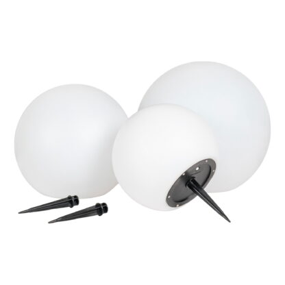 Lifton LED-Lampe – Lampe, wiederaufladbar mit integriertem Solarpanel, weiß, 3er-Set