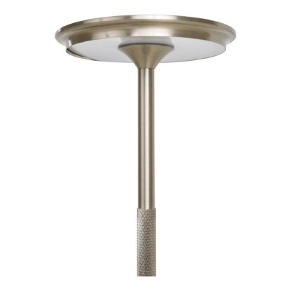 Lyneham LED Tischleuchte – Tischleuchte, wiederaufladbar, Silber – Bild 3