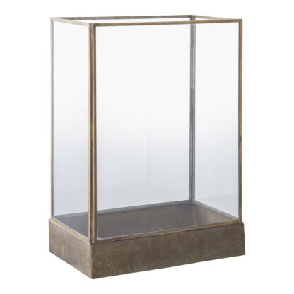 Manali Laterne – Laterne, Metall/Glas, Antik-Messing-Optik – Bild 2