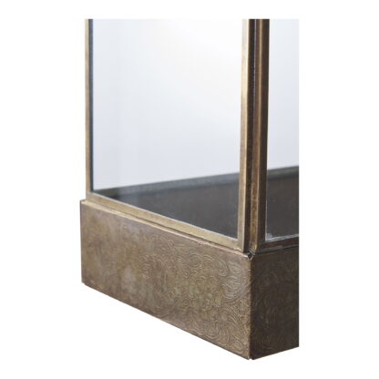 Manali Laterne – Laterne, Metall/Glas, Antik-Messing-Optik – Bild 3