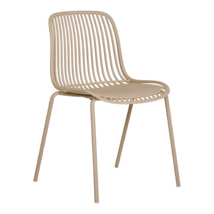 Branson Dining Chair – Esszimmerstuhl, Polypropylen, stapelbar, Sand
