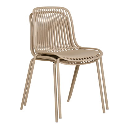 Branson Dining Chair – Esszimmerstuhl, Polypropylen, stapelbar, Sand – Bild 6