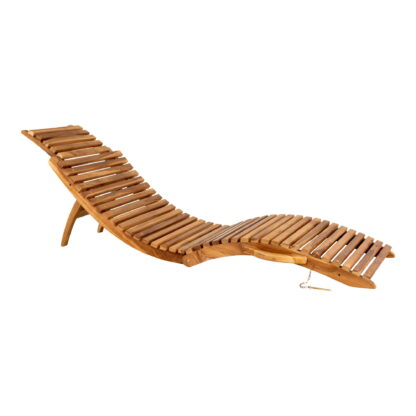 Arrieta Sonnenliege – Sonnenliege, Teak, Natur – Bild 2