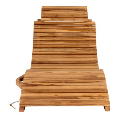 Arrieta Sonnenliege – Sonnenliege, Teak, Natur – Bild 3
