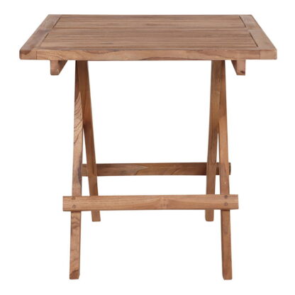 Bilbao Beistelltisch - Beistelltisch, Teak, Natur, 50x50x50 cm – Bild 2