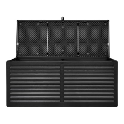 Dubrovnik Cushion Box - Kissenbox, Kunststoff, schwarz, 146,5x61x64,5 cm, 490 L – Bild 2