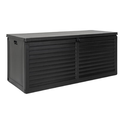 Dubrovnik Cushion Box - Kissenbox, Kunststoff, schwarz, 146,5x61x64,5 cm, 490 L – Bild 3