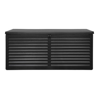 Dubrovnik Cushion Box - Kissenbox, Kunststoff, schwarz, 146,5x61x64,5 cm, 490 L