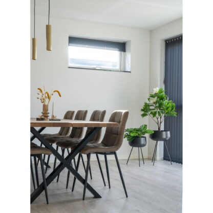 Ardola Flowerpots - Blumentöpfe, Stahl, schwarz, 2er-Set – Bild 3