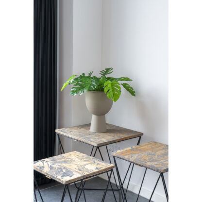 Monstera - Kunstpflanze, grün H:45 cm – Bild 4