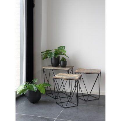 Monstera - Kunstpflanze, grün H:45 cm – Bild 6