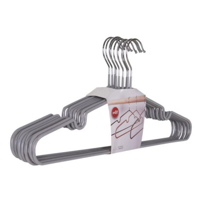 Massa Hangers – Metallbügel mit grauer Beschichtung, 10er-Set – Bild 3