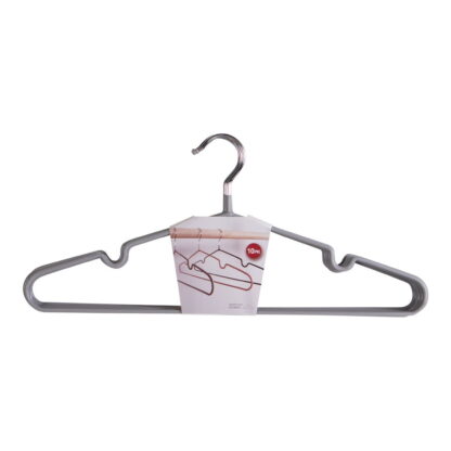 Massa Hangers – Metallbügel mit grauer Beschichtung, 10er-Set
