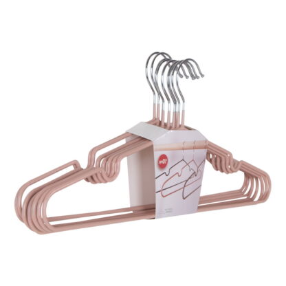 Massa Hangers – Metallbügel mit rosafarbener Beschichtung, 10er-Set – Bild 3